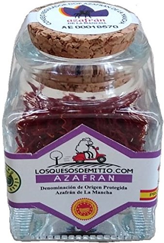 Azafrán de la Mancha (especia Denominación de Origen Protegida, 2g, España)