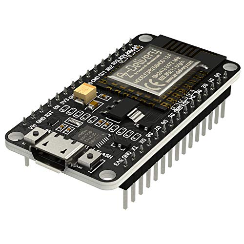 AZDelivery Modulo WiFi NodeMCU Lua Amica V2 ESP8266 ESP-12F WiFi Placa de Desarrollo con CP2102 para Arduino con E-book incluido!