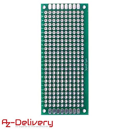 AZDelivery Set Prototipo 16 Placas Doble Cara Universal PCB para Arduino con E-book incluido!