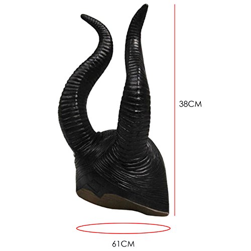 AZX Cuernos para Malefica,, Accesorios Mujeres Adultos Halloween,Disfraz para Carnaval