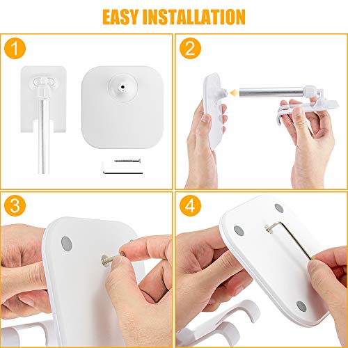 Babacom Soporte Tablet, Portátil Soporte Movil Mesa, Ajustable Soporte iPad para Teletrabajo o Transmisión en Vivo, Compatible con iPad Pro 9.7, iPhone, Samsung, Kindle y Otros 4-10” Dispositivos