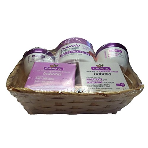 Babaria Almond Oil, Regalo para el cuidado de la piel - 150 ml.