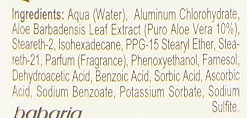 Babaria Aloe Vera Dermo Sensible - Desodorante roll-on, 75 ml