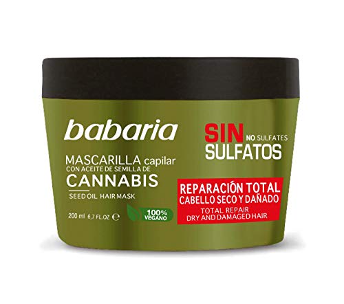 Babaria Cannabis Mascarilla Reparadora, 200 ml