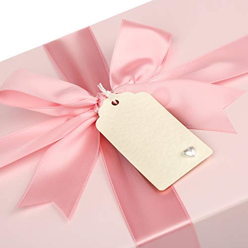 Baby Box Shop - Cesta regalo bebe - Regalos originales para baby shower con esenciales para bebes recien nacidos que incluye oso de peluche y caja recuerdos rosa
