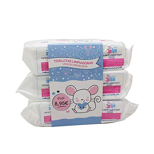 Baby Sebamed Toallitas Limpiadoras, 72un. Pack 3un.