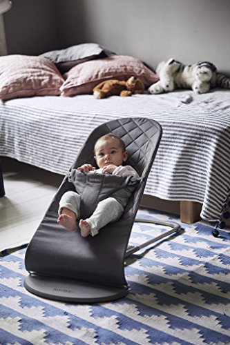 Babybjörn Bliss Hamaca ergonómica con balanceo natural para Bebés, Antracita