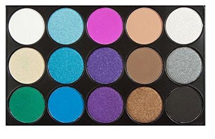 Babysbreath 15 Colores Sombra de Ojos Profesional Altamente pigmentado Efecto Ocular Smokey Neutral Blanco Destacado/Marrón/Negro/Chocolate/Púrpura/Azul/Verde/Gris Plata