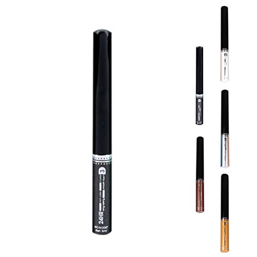 Babysbreath17 Herramienta de Belleza cosméticos de Maquillaje Muchachas de Las Mujeres Impermeable Delineador de Ojos Glitter Liquid Eye Liner lápiz de la Pluma del palillo Blanco