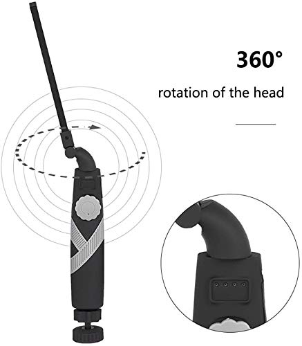 BACKTURE Lámpara de Esterilización UV, USB Carga Purificador de aire Índice Antibacteriano 99%, Lámpara Germicida Ultravioleta Plegable para Hogar, Dormitorios, Baños, Automóviles, Viajes