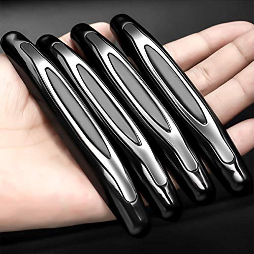 Baikewei - Protector de puerta de coche, 4 unidades, protector de borde de puerta de coche, antirotura, anticolisión, universal, protección de borde de espejo retrovisor para coche, antiarañazos