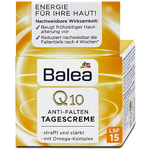 Balea Q10 Crema de día antiarrugas, 50 ml