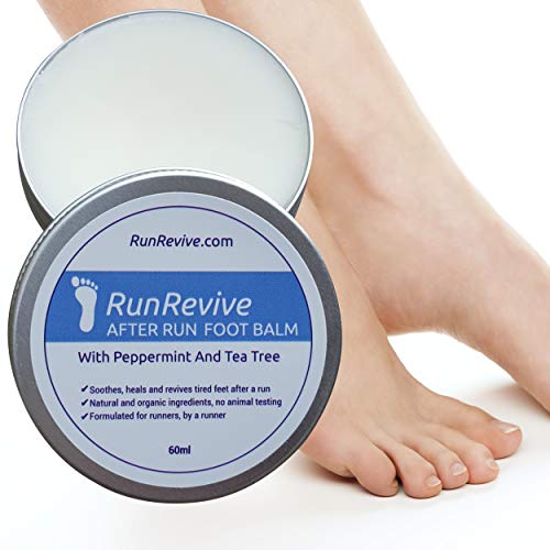 Bálsamo para pies RunRevive After Run – Bálsamo para pies creado para corredores, por un corredor – calma y cura pies cansados después del ejercicio