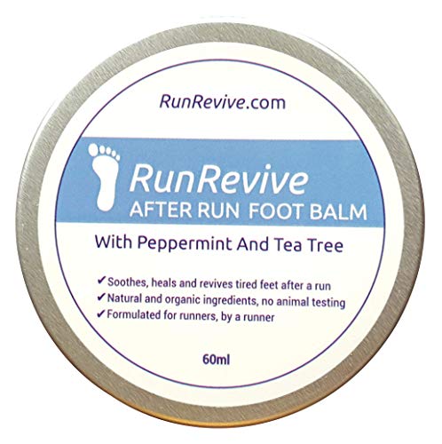 Bálsamo para pies RunRevive After Run – Bálsamo para pies creado para corredores, por un corredor – calma y cura pies cansados después del ejercicio