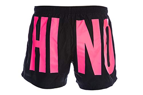 Bañador MOSCHINO Fluo Maxi Logo - Negro - Small