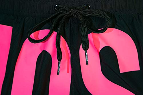 Bañador MOSCHINO Fluo Maxi Logo - Negro - Small