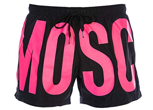 Bañador MOSCHINO Fluo Maxi Logo - Negro - Small