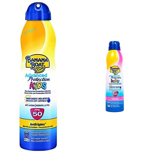 Banana Boat Crema Solar Bundle Para Niño Y Bebé (Spray) Advanced Protection