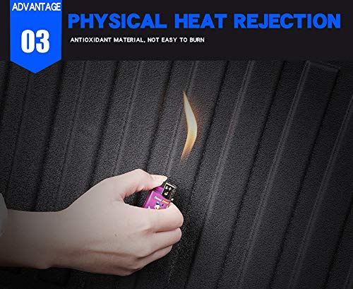 Bandeja maletero del coche estera del piso de servicio pesado de goma trasera de carga de línea troncal estera del piso Por A3 Hatchback / Sedan 2014-2019 impermeable Hoja de la estera del piso del ca