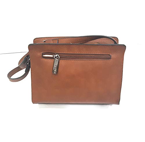 Bandolera pequeña Devota & Lomba Word Marron