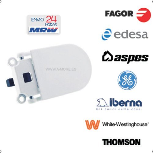 BAR Tirador maneta Puerta Lavadora FAGOR, ASPES, EDESA, General Electric, Thomson, White WESTINGHOUSE (Ver + Marcas Y Modelos EN DESCRIPCIÓN)