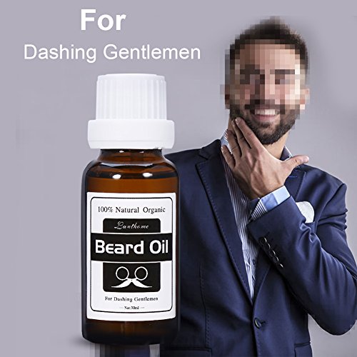 Barba natural del bigote del aceite crece estimular el crecimiento del pelo facial caballeros cuidado de la barba