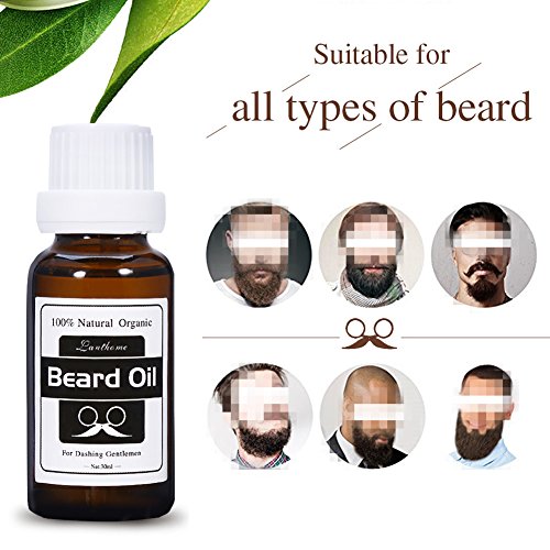 Barba natural del bigote del aceite crece estimular el crecimiento del pelo facial caballeros cuidado de la barba