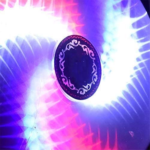 Barberos LED Polo Europeo de peluquería clásica de 17" / 23” de poste del peluquero de luz que ilumina gira el LED azul blanco rojo de rayas for montar en la pared de la lámpara del salón de pelo pelu