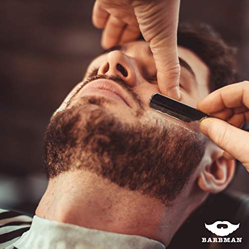 Barbman: Gel de afeitado transparente (200 ml) – Afeitado preciso de los contornos de tu barba (visibilidad, deslizamiento y protección máxima)