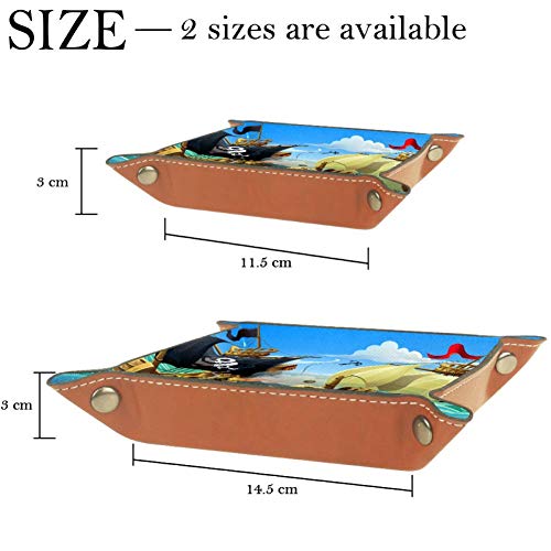Barco Pirata de Aventura Caja De Almacenamiento De CD De Tarjeta De Juguete De Bandeja Plegable
