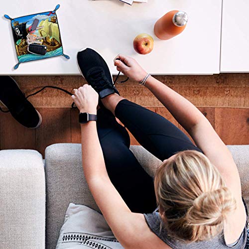 Barco Pirata de Aventura Caja De Almacenamiento De CD De Tarjeta De Juguete De Bandeja Plegable