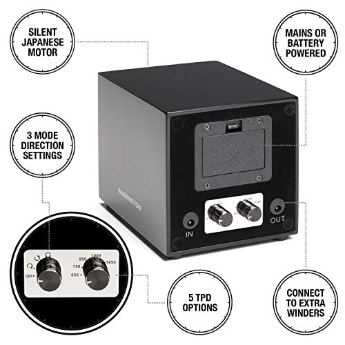 Barrington | Estuche Cargador Barrington para Un Reloj - Negro Oscuro Cojín Estándar