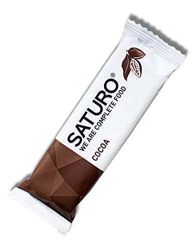 Barritas Proteinas Energéticas Comida Sustitutiva SATURO, Chocolate, 16 x 65 g