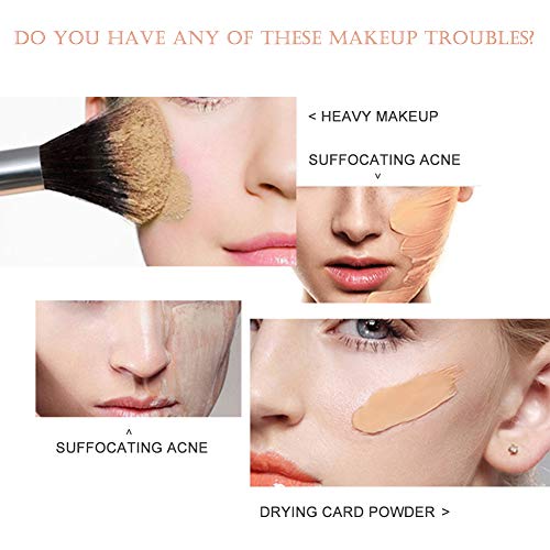 Base De Maquillaje, Base Liquida, Liquid Foundation, Base líquida de larga duración, base de maquillaje, base de cambio de color impecable, corrector de maquillaje para cara y cuello