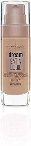 Base de maquillaje + serum hydratant Dream Satin Fluid - 42 Bronze beige, 3 unidades (3 x 30ml)
