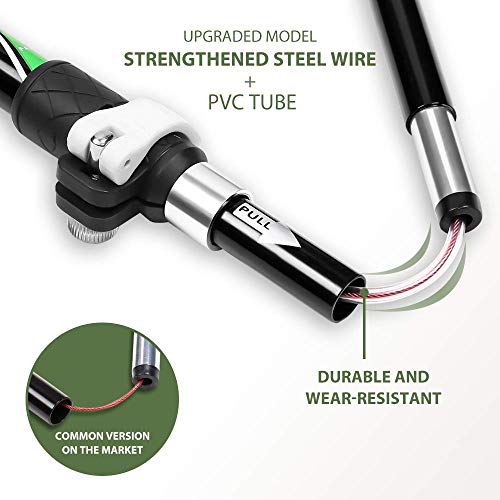 Bastón de Trekking Plegable Terra Hiker, Ultra Ligero, Plegable Y Ajustable, Perfecto Para Practicar Senderismo, Caminar, Viajar, Viajes de Mochilero (2 Piezas)