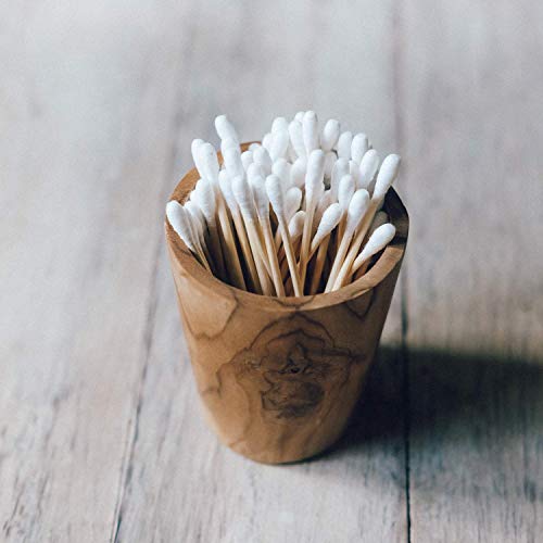 Bastoncillos de Oidos de Bambu y Algodon Organico de Bali Boo | Pack de 200 | Bastoncillos ecologicos y biodegradables de bambu y algodon organico | Palillos para limpieza de oidos | 100% sostenibles