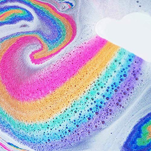 Bath Bombs - s De Baño/Arcoiris Bombas De Baño, Cuerpo Calmante, Efecto Hidratante Para Mujeres Niñas Madre