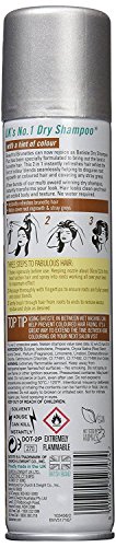 Batiste seco Champú Dry Beautiful Brunette con un toque de color para brünettes pelo, cabello fresca para todos los tipos de cabello, 6 pack (6 x 200 ml)