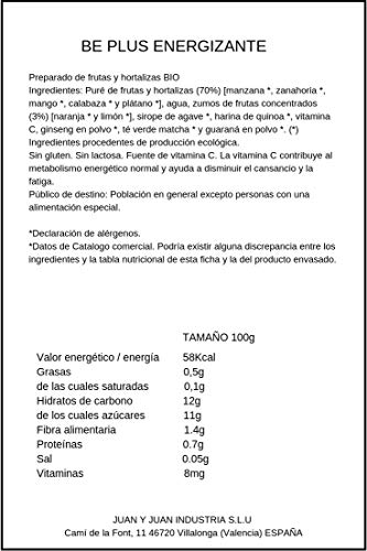 Be Plus, ?? Zumo de fruta Energizante (Smoothie Bioactivo Energise) - 14 unidades. ??