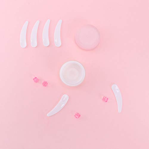 Beaupretty 50pcs mini espátulas de maquillaje desechables crema facial máscara cuchara espátulas de plástico cosmético cucharas espátula de punta de máscara (blanco)