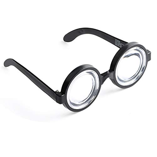 Beelittle Old Man Mad Scientist Set de Pelucas Albert Einstien Ben Benjamin Franklin Disfraz de Abuelo - Peluca, Cejas, Bigote, Gafas de Vestir (A)