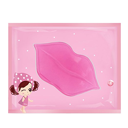 BEETEST Membrana de labios hidratante labios película pasta labio abundancia belleza maquillaje accesorios belleza rosa labio Gel máscara cuidado máscara membrana de colágeno (10 pieza)