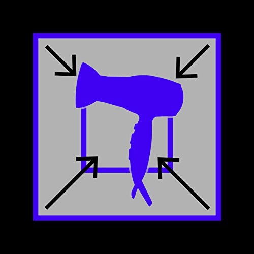 Bellissima Imetec Secador Profesional Ultra Rápido, Doble Velocidad de Salida del Aire, Compacto, Negro, 17,5 cm