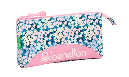 Benetton "Garden" Oficial Estuche Escolar 220x30x100mm