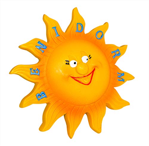 Benidorm Valencia Souvenir de España, 3D Imán de Nevera Recuerdos Turísticos Hecho A Mano de Resina Artesanía Pegatinas Magnéticas Inicio Cocina Decoración