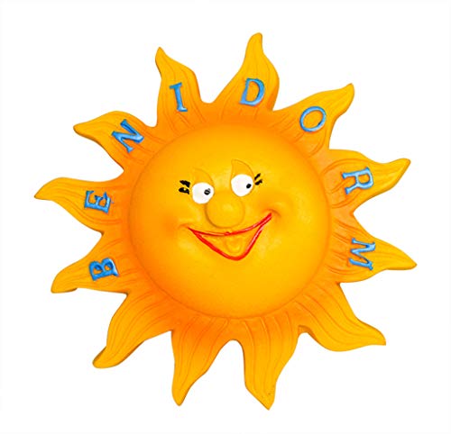 Benidorm Valencia Souvenir de España, 3D Imán de Nevera Recuerdos Turísticos Hecho A Mano de Resina Artesanía Pegatinas Magnéticas Inicio Cocina Decoración