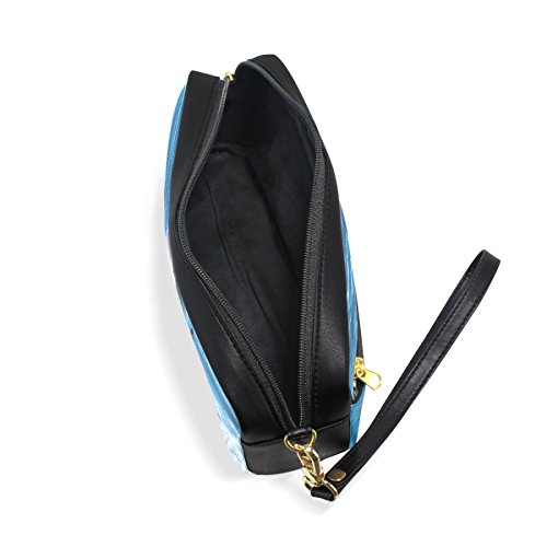 bennigiry Ataque de tiburón con cremallera rectangular tamaño grande tela estuche – Escuela maquillaje