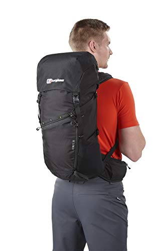 Berghaus Remote 35, Mochila de Senderismo, Color Negro/Negro, tamaño Talla única, Volumen Liters 35.0