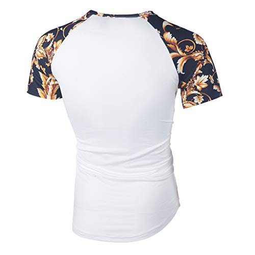 Berimaterry Camiseta de Camuflaje Hombre Militares Camisetas Deporte Ropa Deportiva Camisa de Manga Corta de Camuflaje Slim fit Casual para Hombres Tops Blusa Rayas Casual de Verano